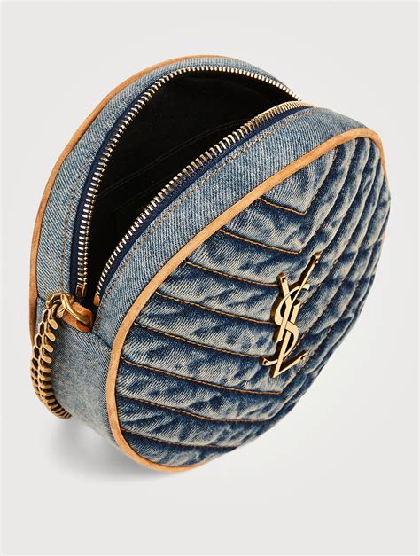 ysl straw crossbody|ysl denim crossbody.